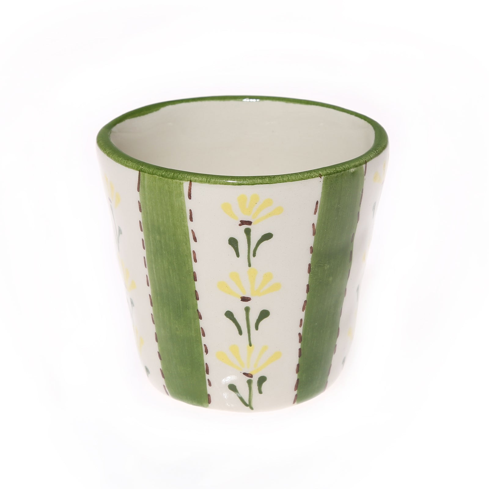 Yellow Chita Espresso Cup, Set of 4