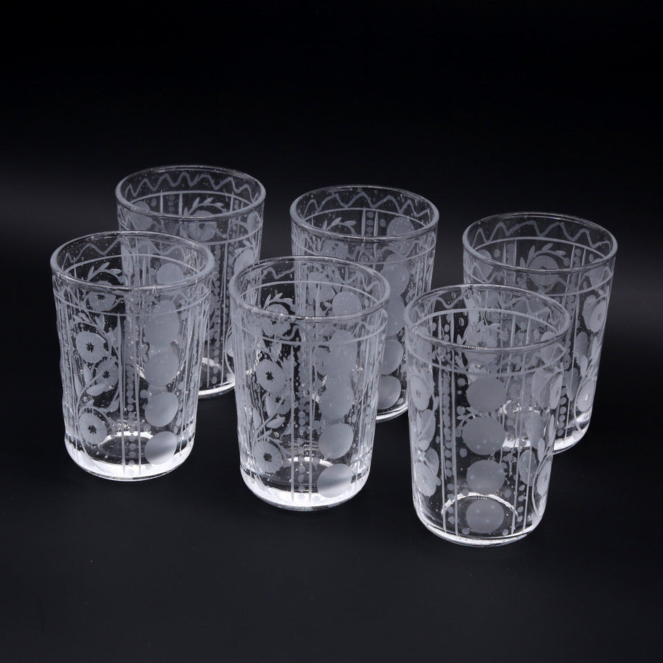 Poppy Glass, Set of 6