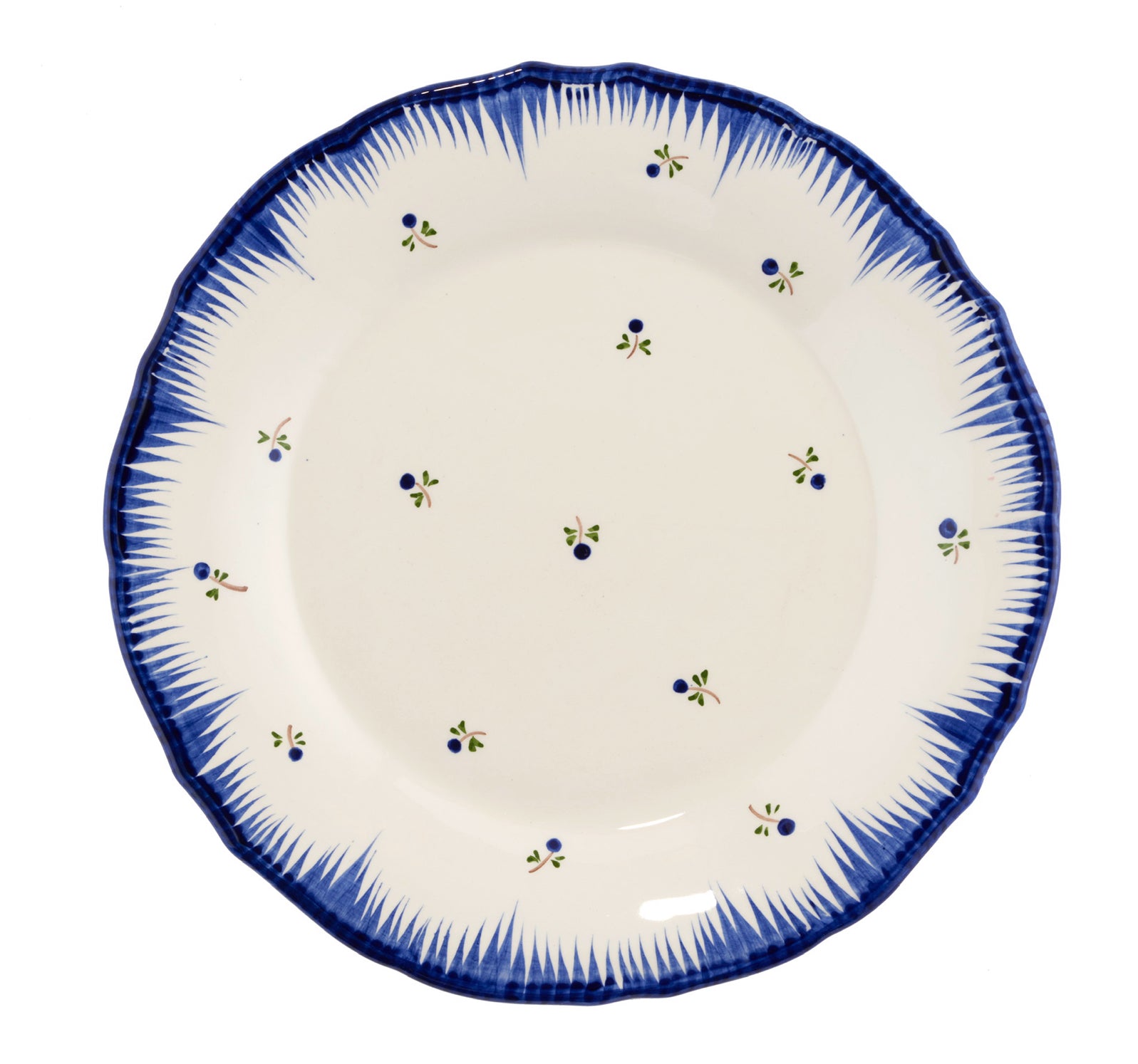 Lily Blue Dinner Plate