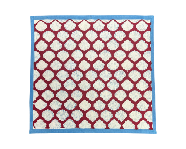 Red Concha Napkins, Set of 4